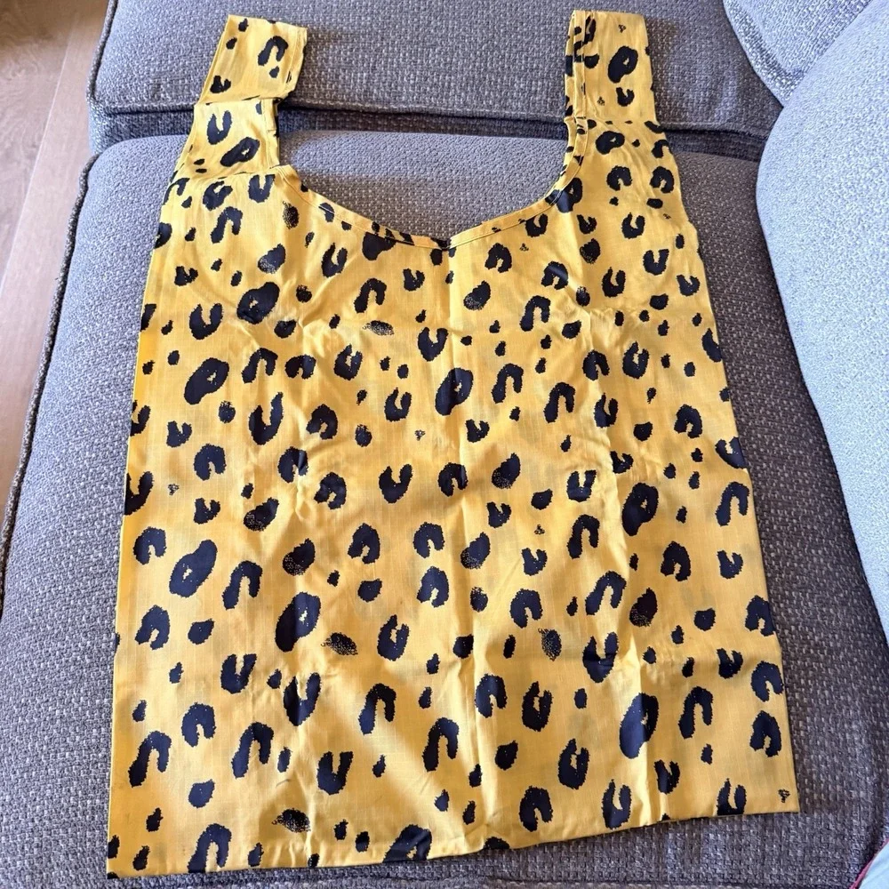 Standard Baggu Tote Bag - Honey Leopard Retired Pattern Cheetah Print **READ**